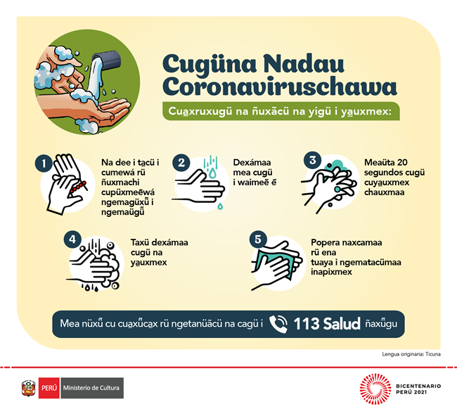 Protegete del Coronavirus: Lavado de manos