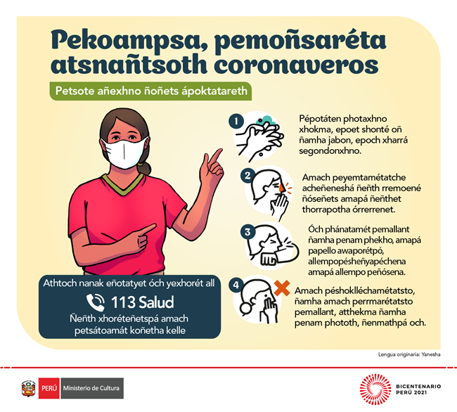 Protegete del Coronavirus: Recomendaciones generales